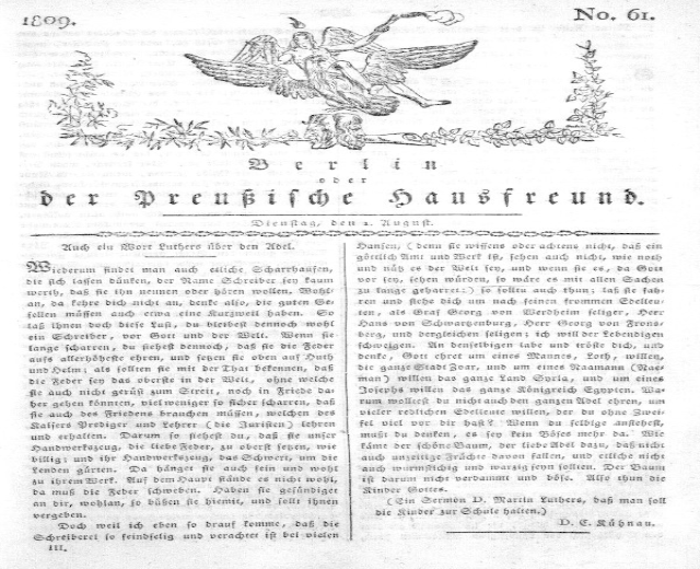 Titelblatt der ersten Auflage der deutschen Verfassung mit einer Adlerillustration und Text, mit einer Darstellung einer Person, die die deutsche Regierung darstellt.