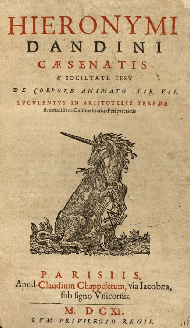 Ein aufgeschlagenes Buch mit einer Zeichnung eines majestätischen Einhorns mit wallender Mähne und Schweif, großen Augen und leicht geöffnetem Mund.